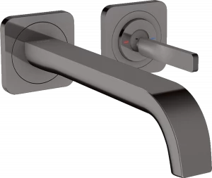 36106330 Смеситель для раковины, однорычажный, скрытого монтажа, настенный, со штыревой ручкой, изливом 221 мм и накладками AXOR CITTERIO E