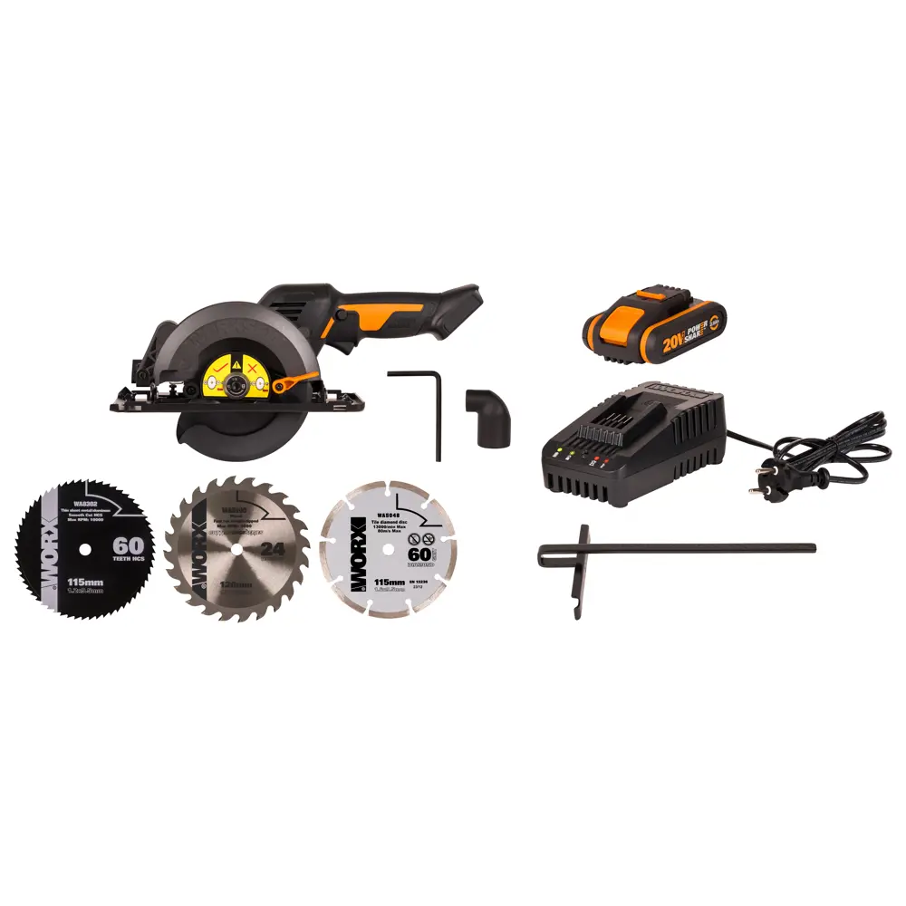 Аккумуляторная циркулярная пила Worx WT520WX для профессиональных работ 89372026 STLM-1352447 - Вид №1