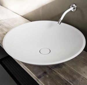 35272 Накладная раковина на столешницу  овальная Moab80