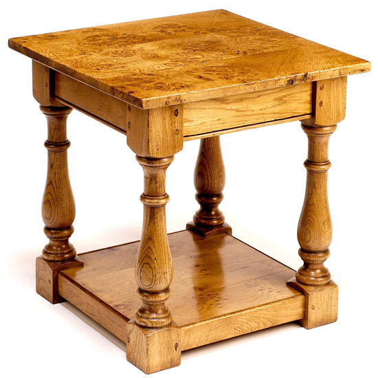 HT246 Квадратный ламповый стол Pippy Oak ijlbrown 