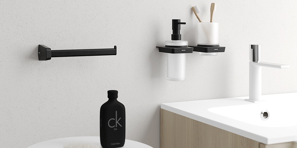 Sonia Полотенцедержатель настенный открытый S6-Zen черный 166428 - Вид №1