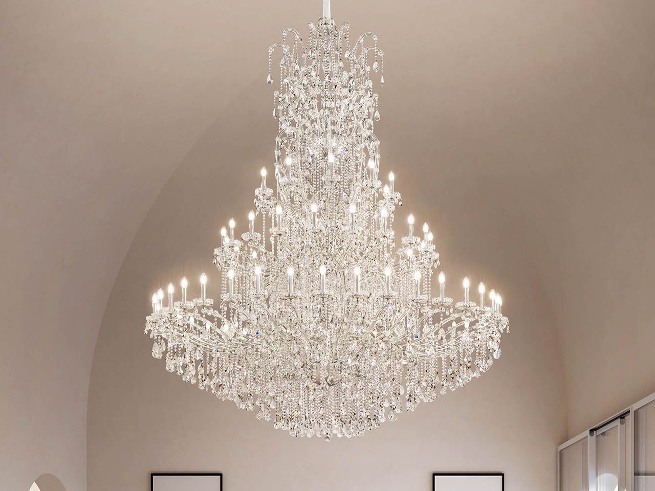 Подвесной светильник с кристаллами Masiero Aqaba ARCH-00020750