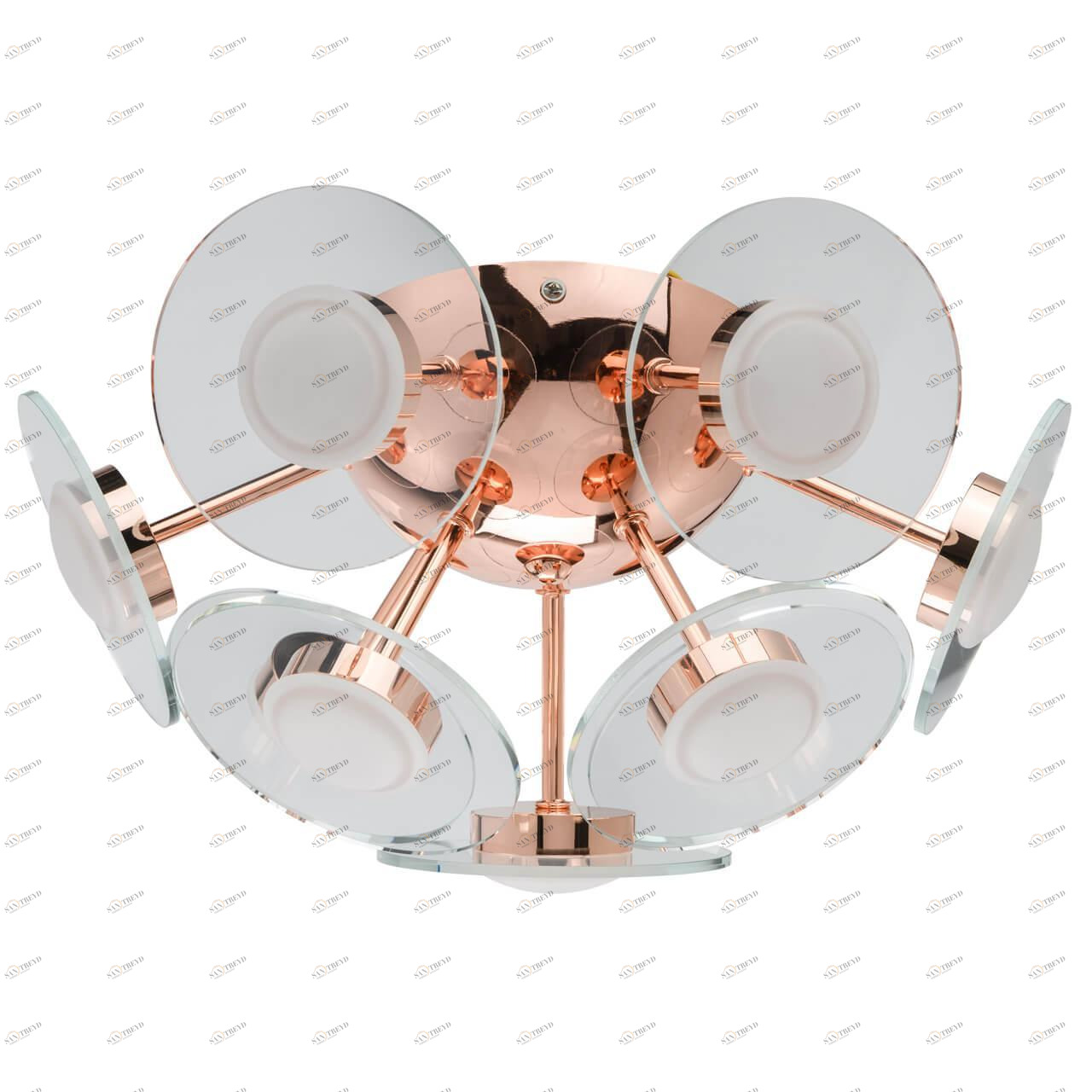 Потолочная светодиодная люстра De Markt Граффити 678012309 DE MARKT ГРАФФИТИ 184327 Медь 