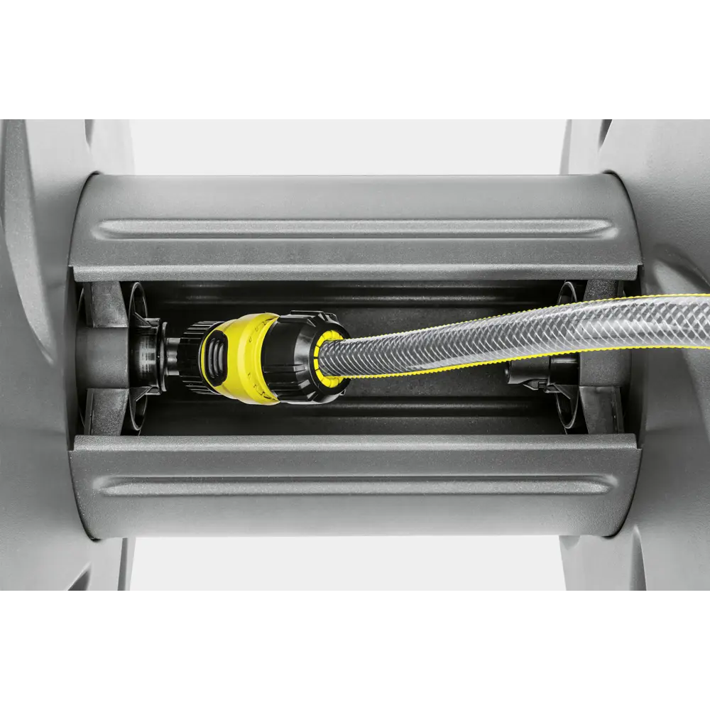 Катушка для садового шланга Karcher до 80м пластик черный STLM-2057734 - Вид №5