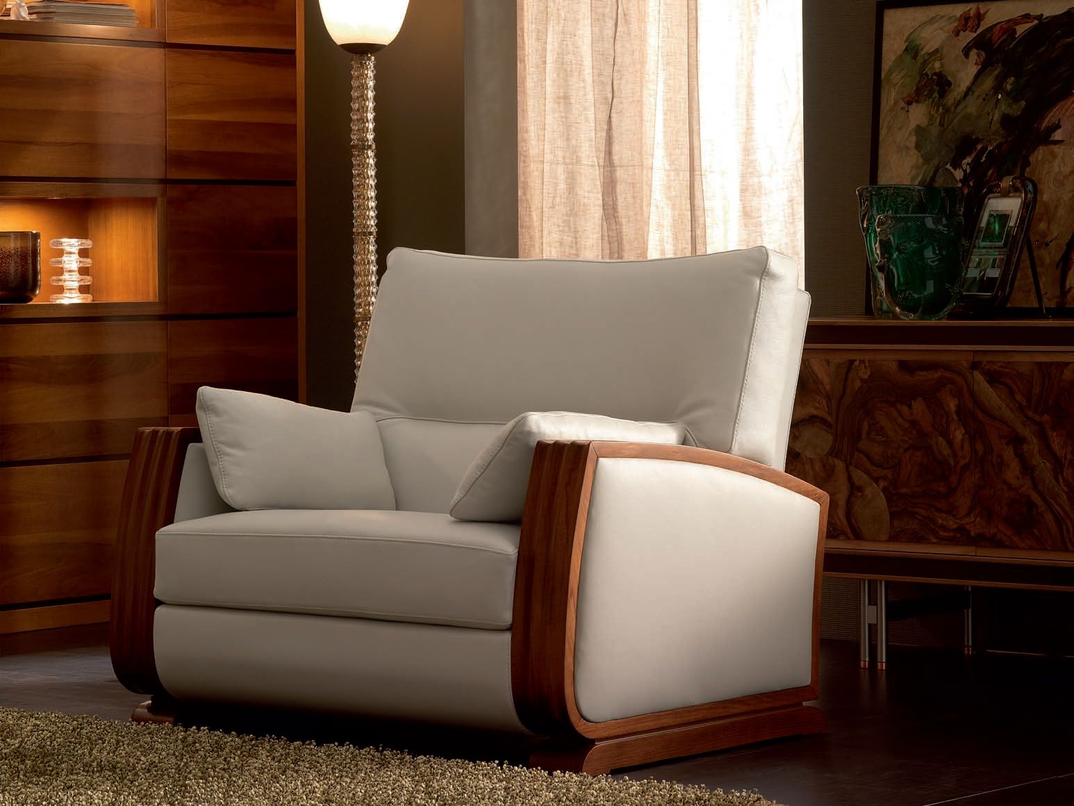 Кресло из массива дерева с подлокотниками Cantiero ELETTRA Day ARCH-00136462 - Вид №1