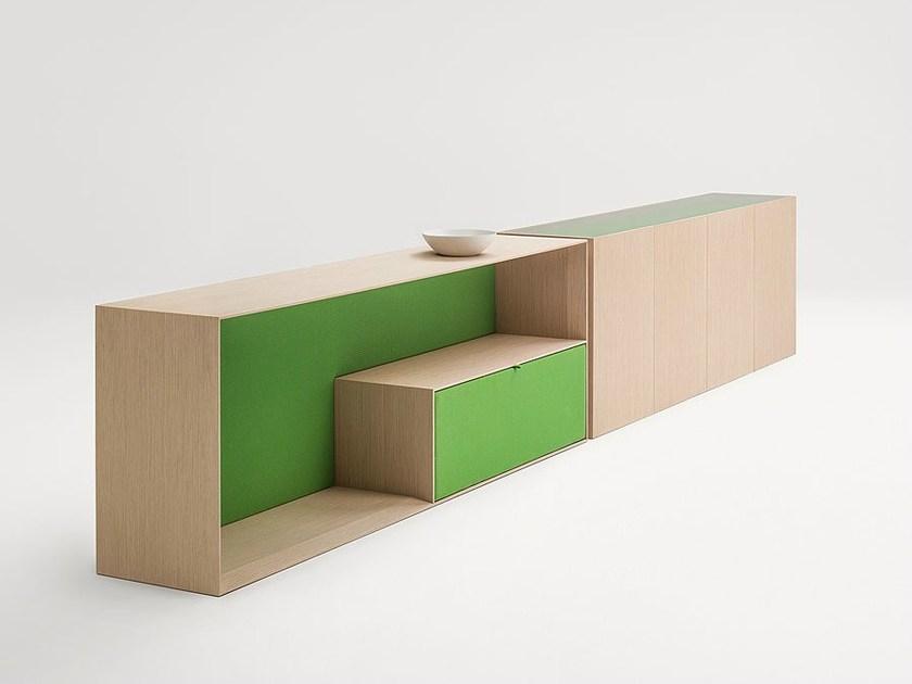 Paola Lenti Комод деревянный с распашными дверцами Edel B89l - Вид №1