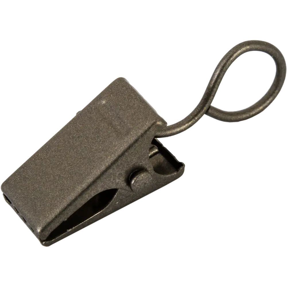 Крючок-зажим на кольцо Orbis d20 мм для штор на штанговый карниз 3 см цвет графит 10 шт 89730319 STLM-2022350 