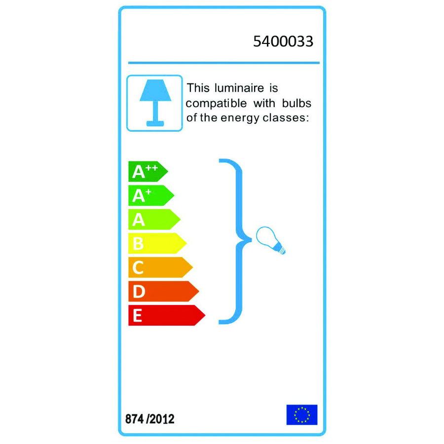Лампа настенная Sarana, белая White Label Living 5400033 - Вид №8