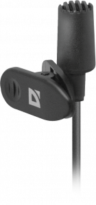 64109 микрофон компьютерный mic-109 черный, на прищепке, 1,8 м Defender