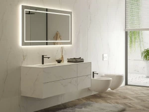 LEGNOBAGNO Подвесной туалетный столик с зеркалом Life