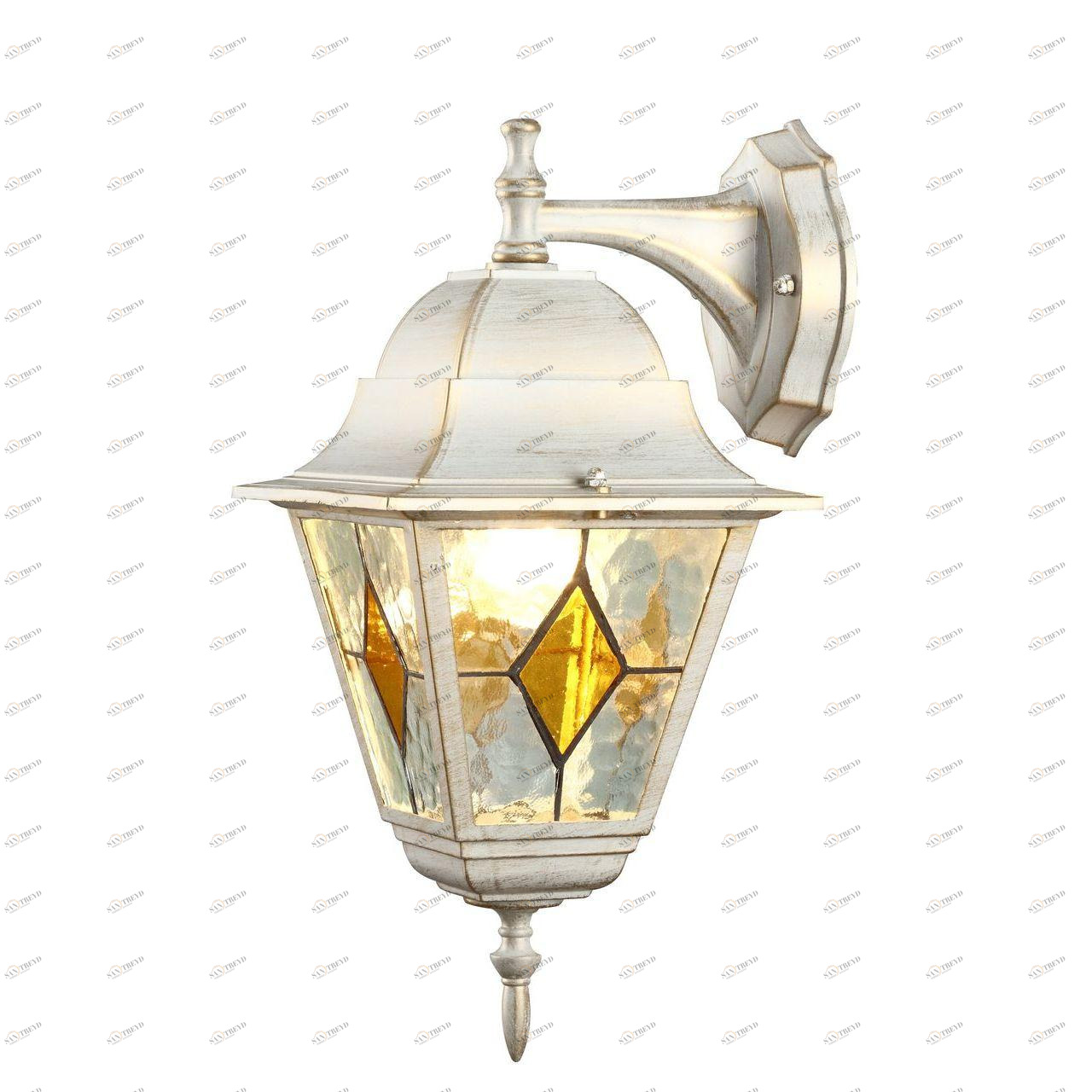 Уличный настенный светильник Arte Lamp Berlin A1012AL-1WG ARTE LAMP ПОД СТАРИНУ, ФОНАРЬ 111226 Белый 
