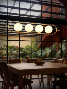 065917 Подвесной светильник латунь 4L Aromas del Campo Abbacus