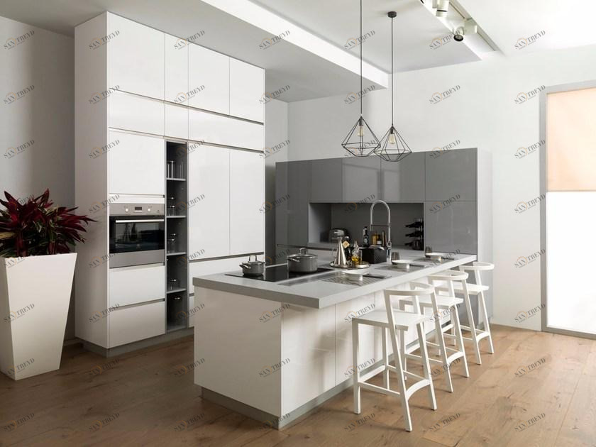 GAMADECOR Лаковая встроенная кухня sun-id-1410450