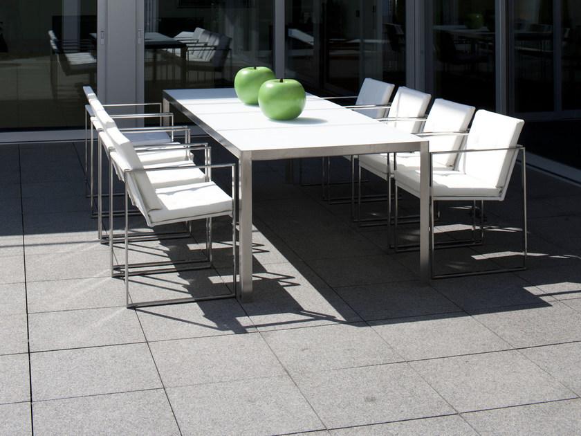 FueraDentro Прямоугольный садовый стол из нержавеющей стали Cima sun-id-1464501 - Вид №4