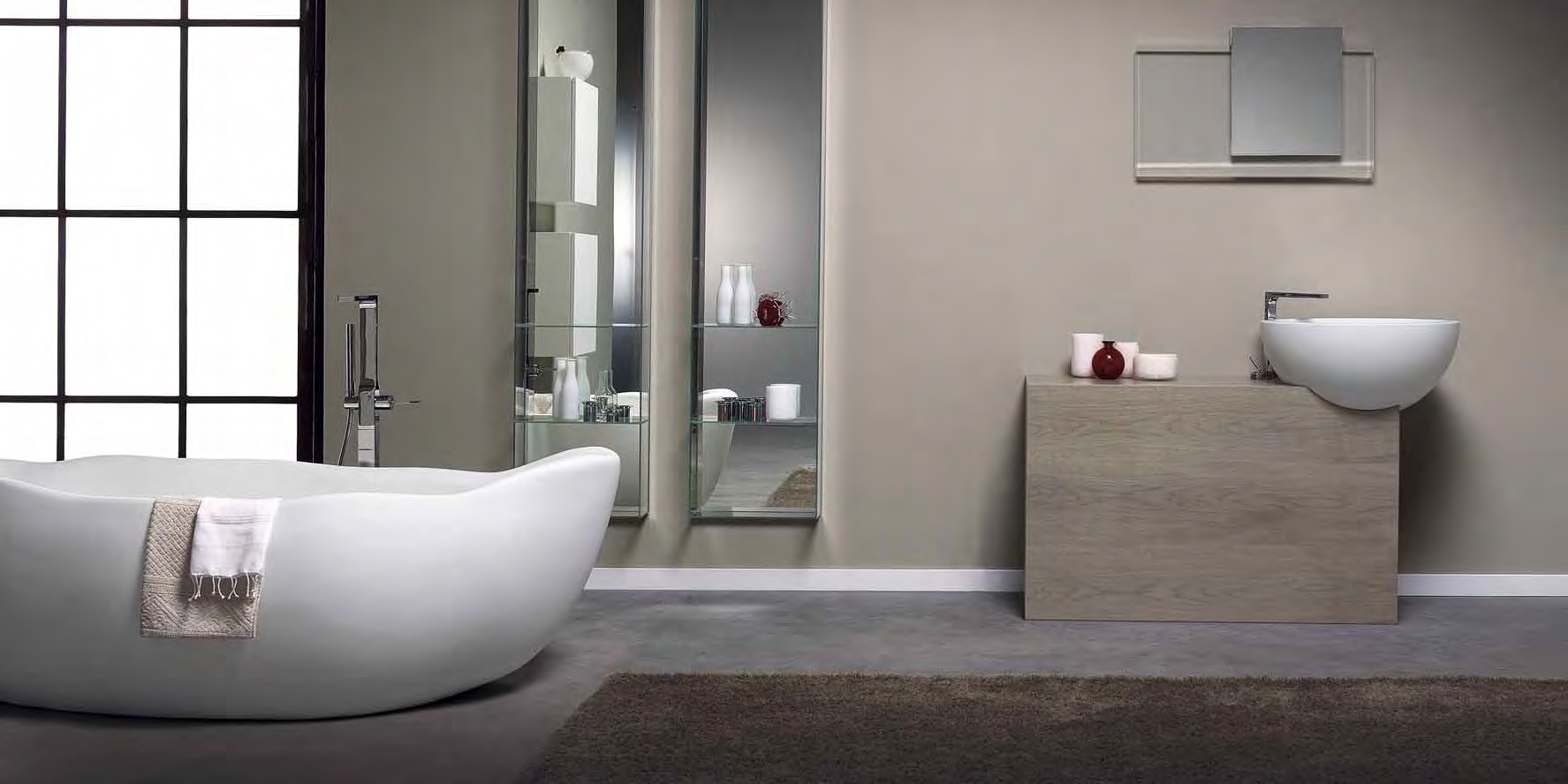 Toscoquattro Ванна отдельно стоящая из искусственного камня LE ACQUE 10VA3VB - Вид №1