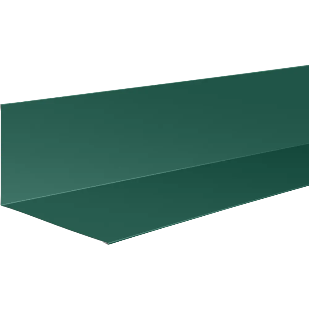 Планка примыкания верхняя 147x250x2000 мм 0.4 мм RAL 6005 зеленый 86778563 STLM-2147866 ВЕГА 