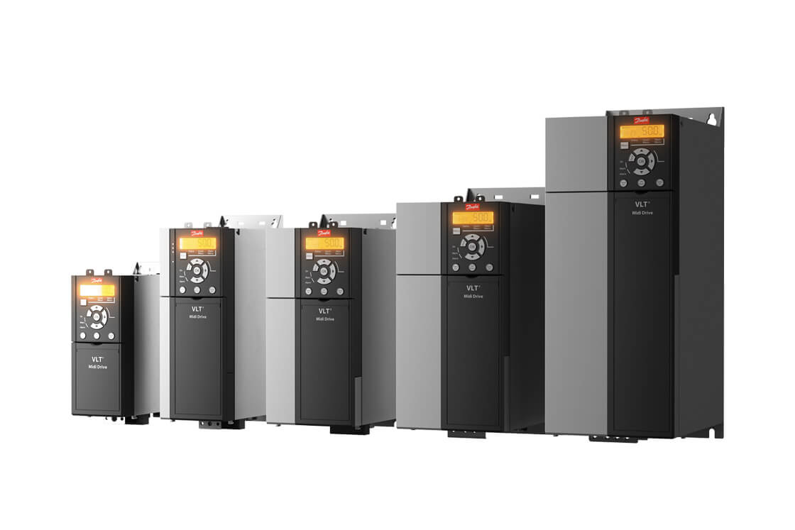Danfoss VLT Midi Drive FC 280 – универсальный и многофункциональный привод для задач общей автоматизации мощностью до 22 кВт FC-280PK55T4E20H1BXCXXXSXXXXAX 134U2978 