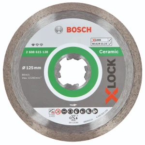 Диск алмазный по керамограниту Bosch Standard for Ceramic 2608615138 сплошной 125x22.2x1.6 мм