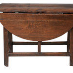 SOR27473 Приставной столик из примитивного дуба Gateleg ijlbrown  - Вид №7