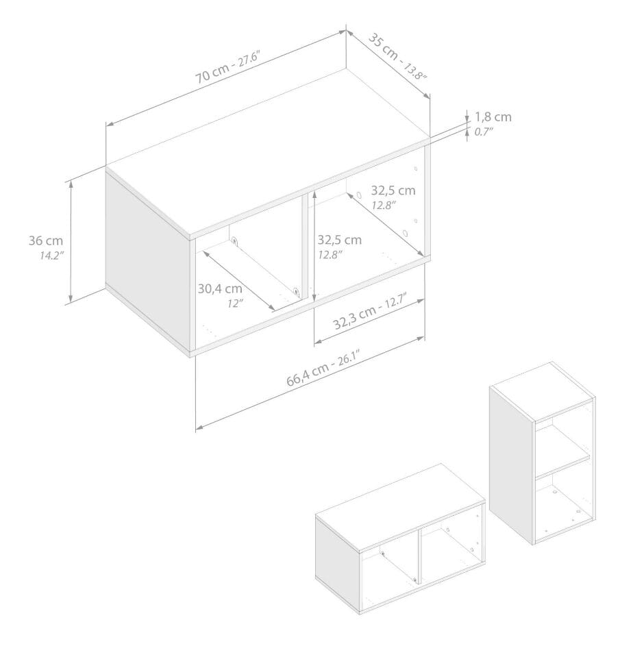 Модульная оборудованная стена установленная стеной в меламинированном Mobili Fiver IACOPO ARCH-00070420 - Вид №89