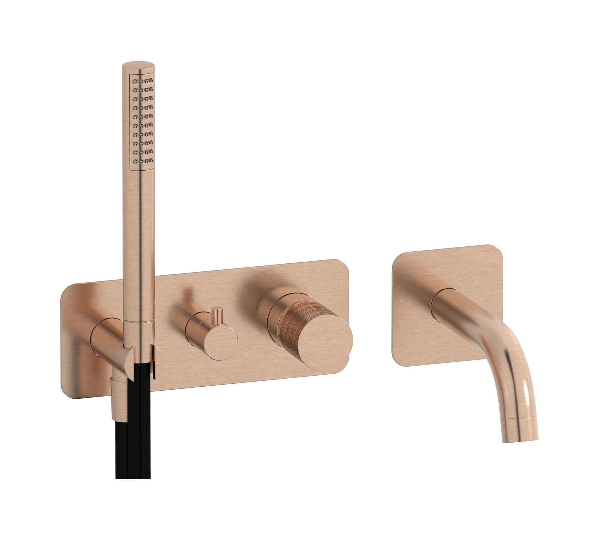 Встраиваемый смеситель для душа с 4 отверстиями и ручным душем IB винил ARCH-00147926 - Вид №10