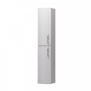 У52810 Шкаф - Пенал Amethyst 30П, 2д, White, выпуклый 1 Marka Amethyst