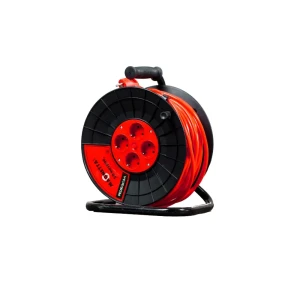 90517461 Удлинитель на катушке Magnetta PEC50-3X1.5-A 4 розетки с заземлением 3x1.5 мм 50 м цвет красный STLM-1383606