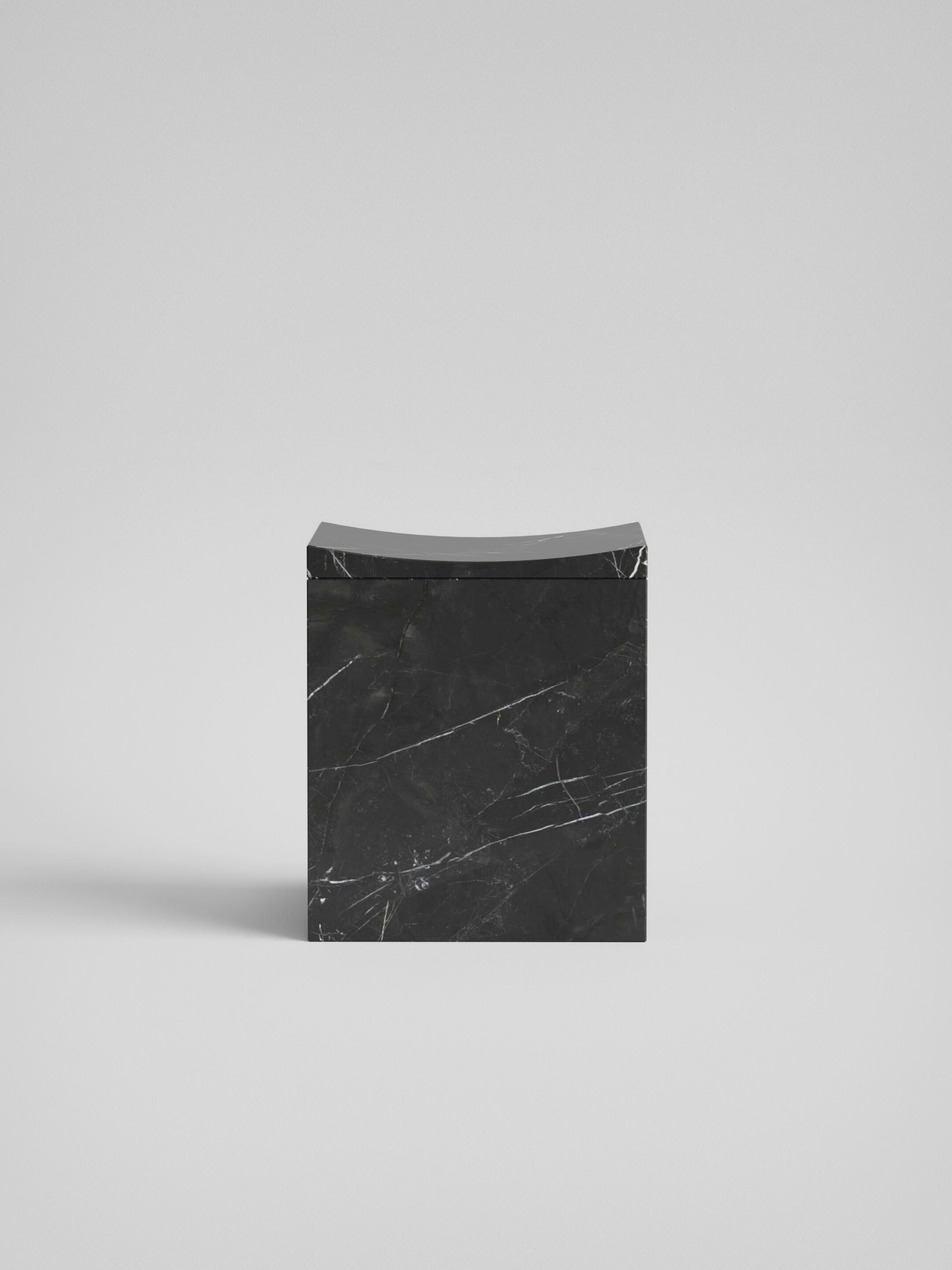 Черный мраморный табурет Marquina Pistore Marmi Pistore Marmi X McGannon Saad ARCH-00103235 - Вид №1