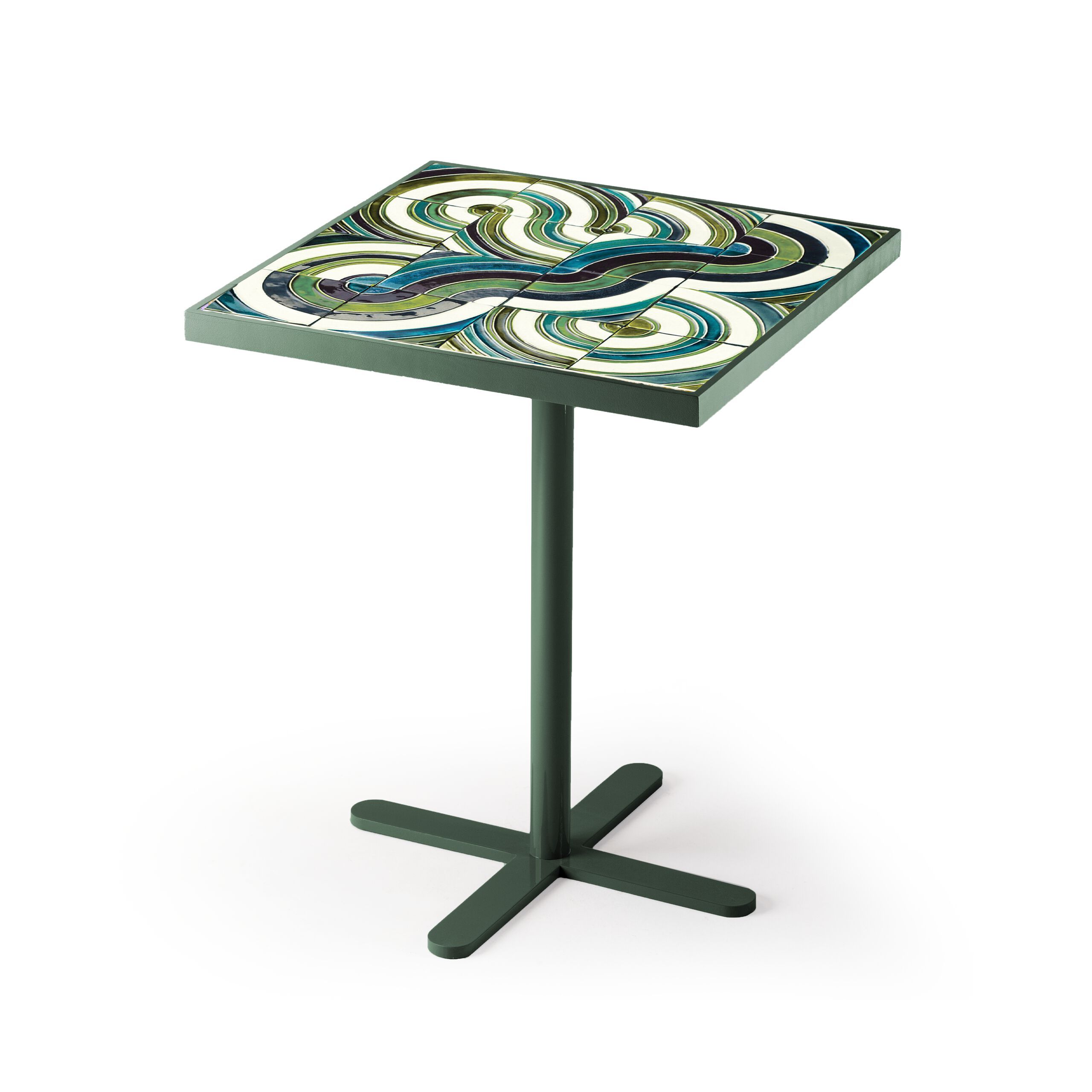 Керамический квадратный стол с основанием для спиц Mambo Unlimited Ideas Caldas ARCH-00015141 - Вид №2