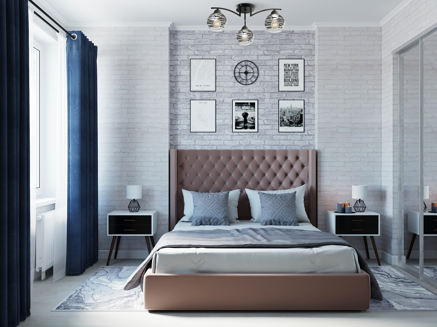 SPACEO Направляющие для дверей-купе 118,3 см матовое серебро 82109757 STLM-0019227 - Вид №3