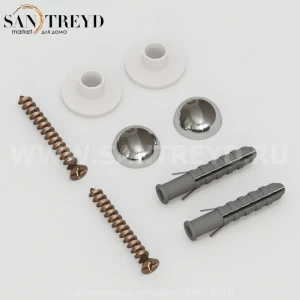 760390 Крепежи вертикальные для унитаза и биде Kerasan, цвет Хромированный Kerasan ACCESSORIES Италия