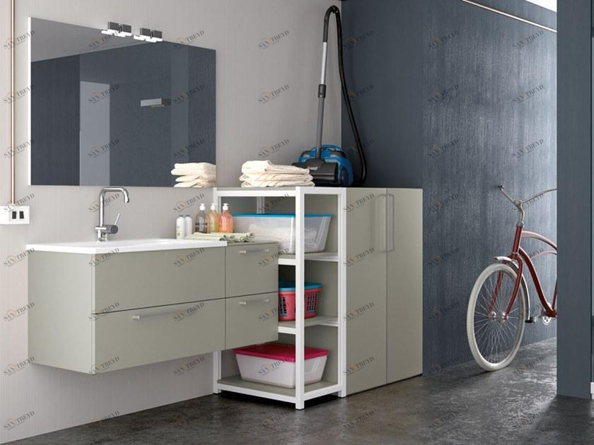 Archeda Постирочный шкаф из нпл с распашными дверцами Laundry sun-id-1399174