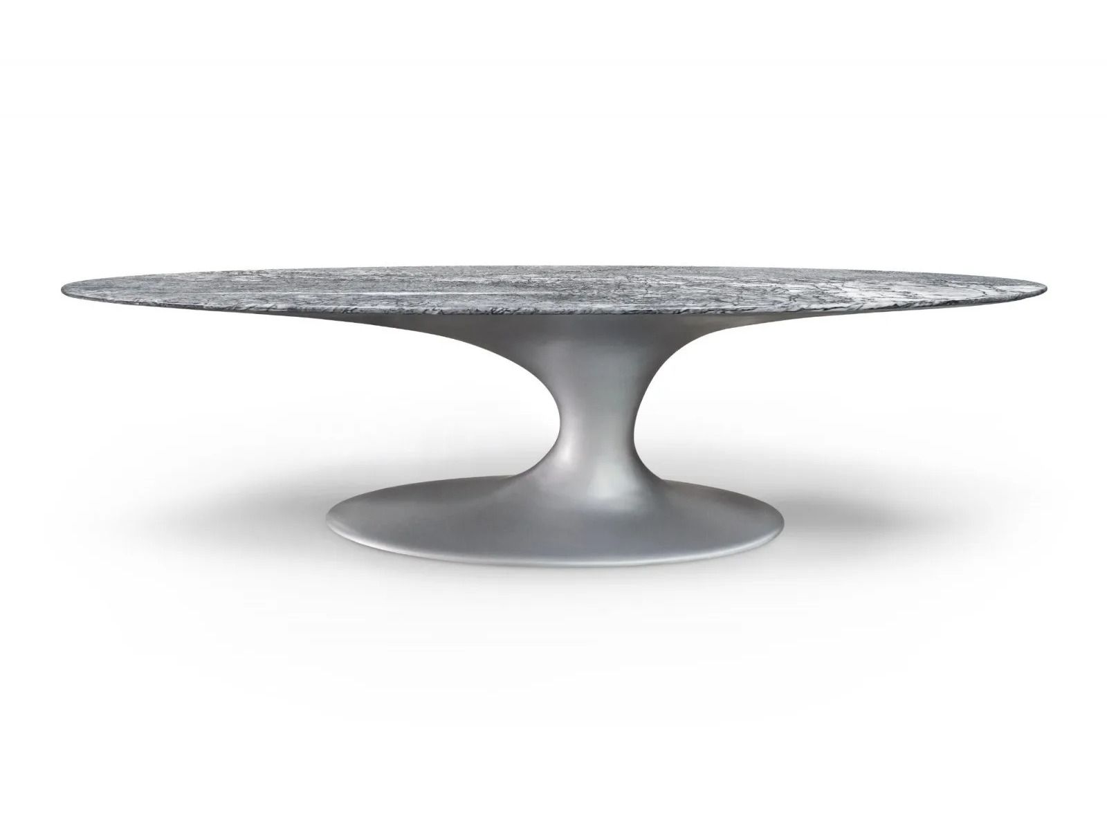Овальный обеденный стол из стекловолокна и шпона GANSK JADE ARCH-00103800 - Вид №11
