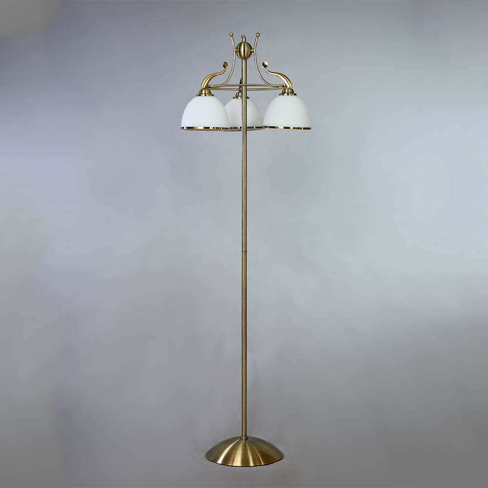 096653 Торшер Brizzi 3L MAF/003 бронзовый Mantra 02401 