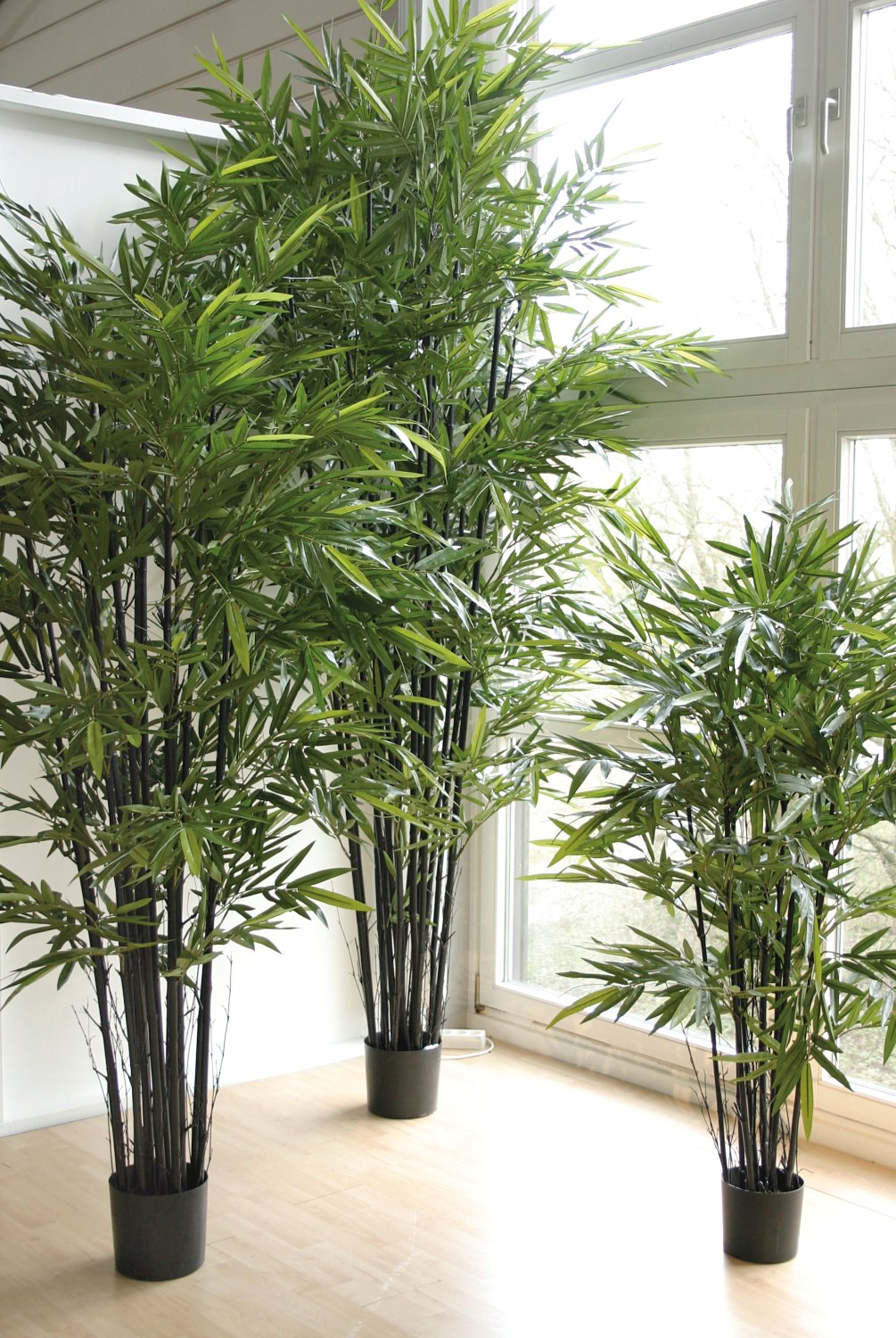 5694 883 a3 Бамбук искусственный, в горшке, 210 см, зеленый H-andreas  - Вид №1
