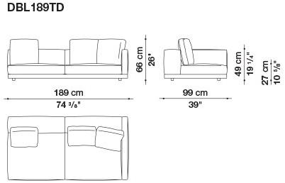 B&B Italia Кожаный диван Dock sun-id-1441060 - Вид №136
