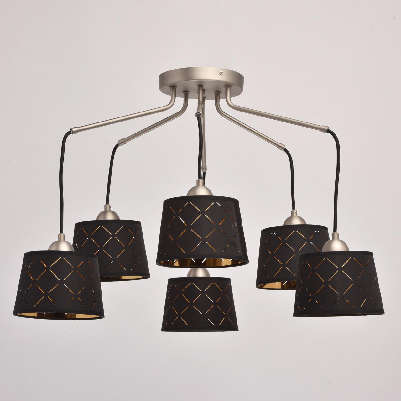 Подвесная люстра MW-Light Лацио 8 103012206 MW-LIGHT ЛАЦИО 187059 Черный - Вид №2