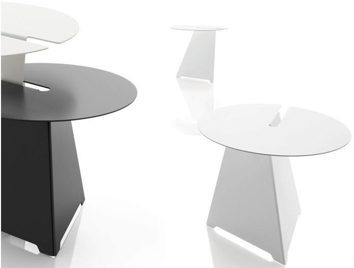 B-LINE Круглый журнальный столик из стали sun-id-1449305 - Вид №2