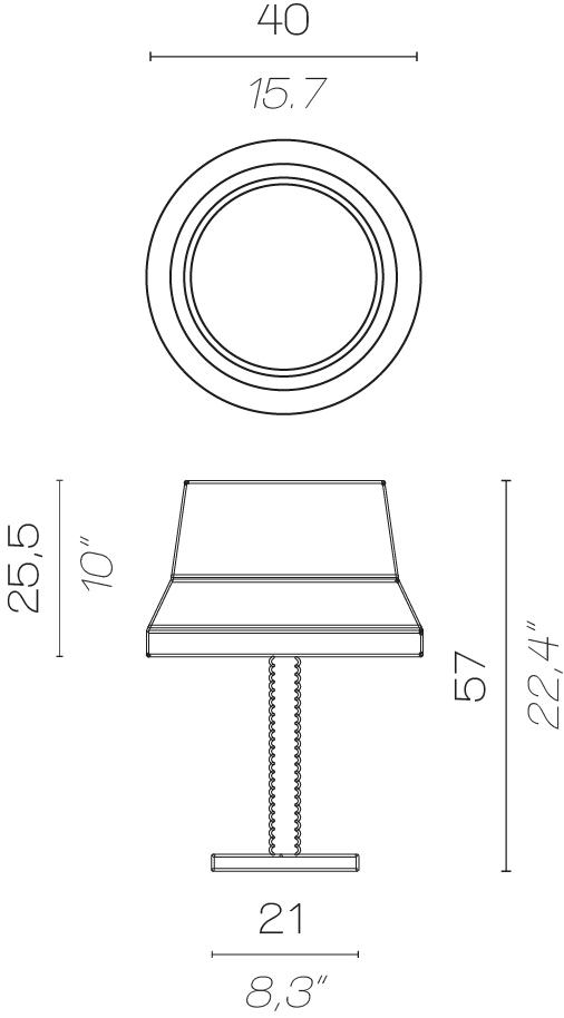 Contardi Фонарь Audrey sun-id-1447633 - Вид №15