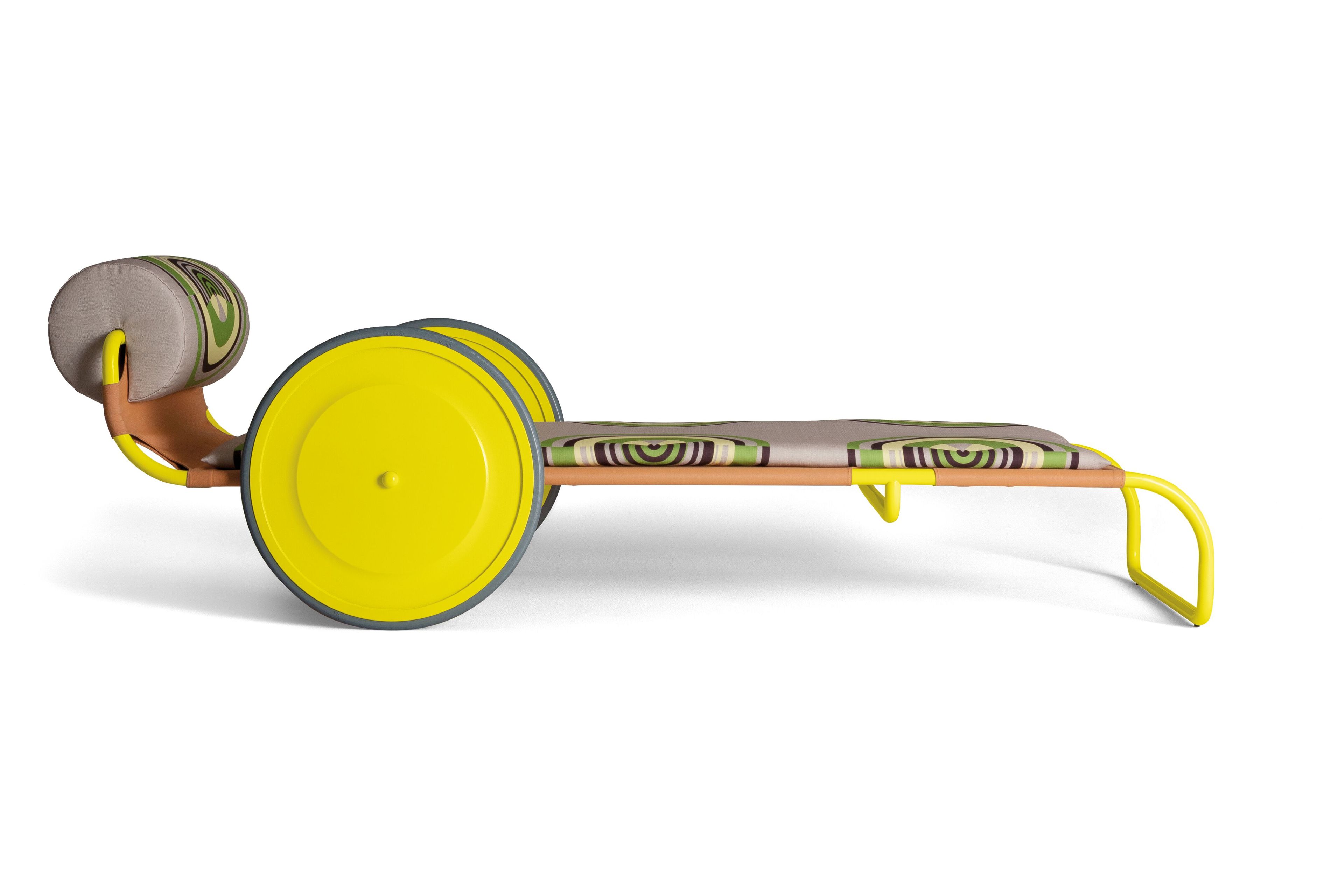 Садовая кровать из нержавеющей стали и ткани с колесами Exteta Locus Solus ARCH-00024677 - Вид №2