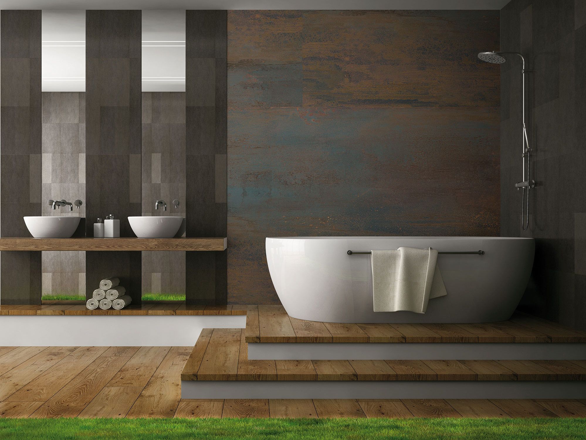 Декоративная панель из алюминия, стекла или ПММА Tecnografica New Surfaces ARCH-00052605