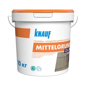 Грунтовка универсальная концентрат Knauf Миттельгрунд F желтая 10 кг