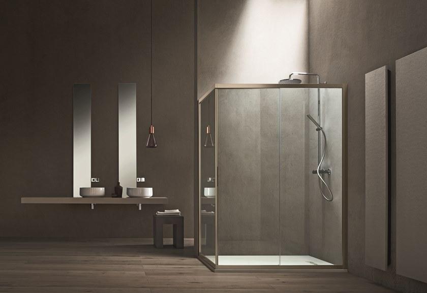 ARBLU Душевой уголок угловой с раздвижной дверцей Vega sun-id-1358232 - Вид №2