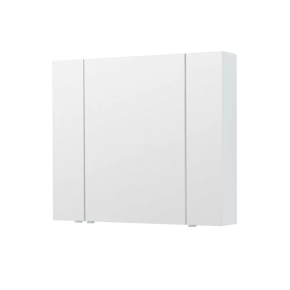 Шкаф зеркальный подвесной «Алвита» 100x85 см цвет белый Santreyd STLM-2028285 - Вид №2