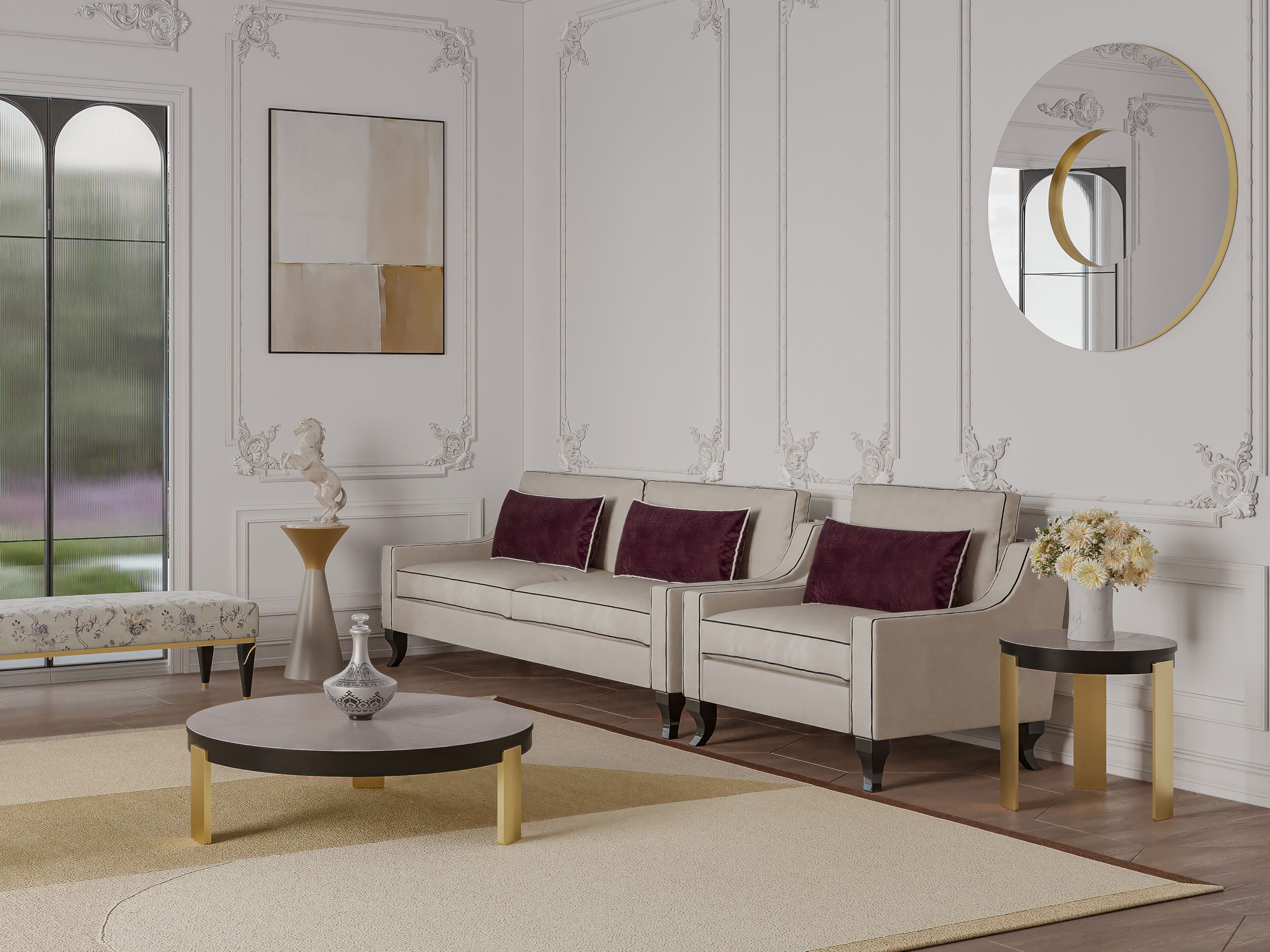 Настенное круглое зеркало GUERRA VANNI Studio Privè ARCH-00037657 - Вид №2