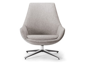 Спицевое вращающееся кресло с подлокотниками