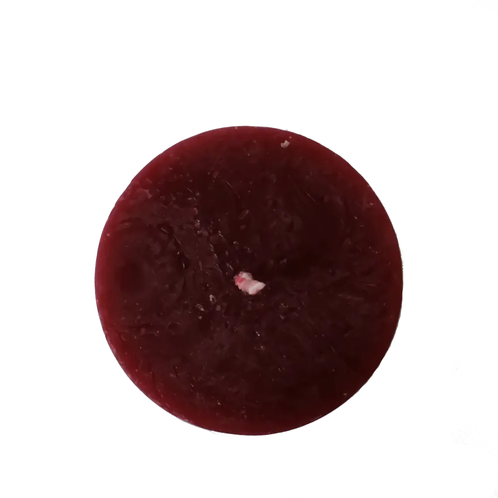 Свеча-столбик Рустик 60x110 мм цвет бордо 82927603 STLM-2177789 Santreyd  - Вид №1