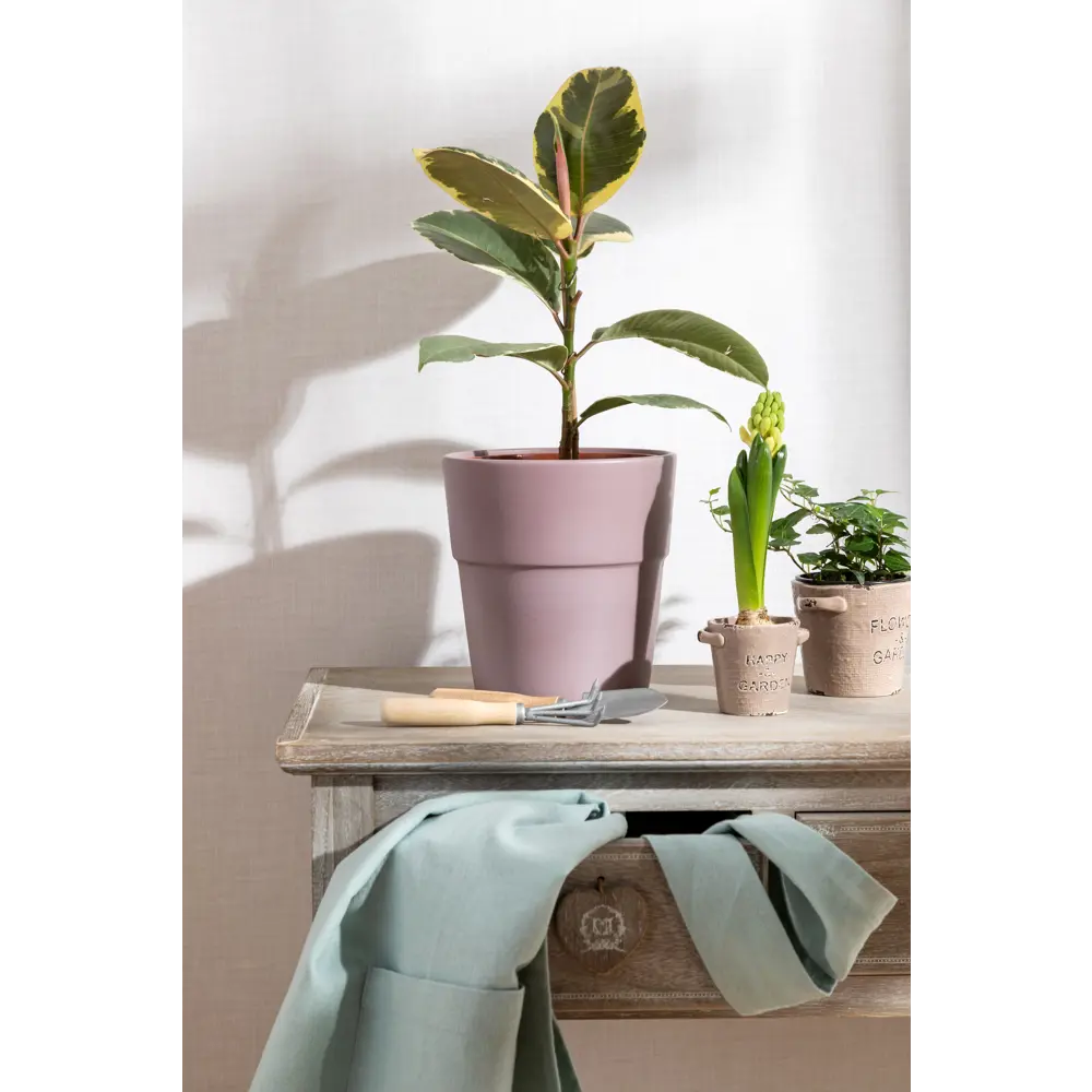 Кашпо-кактусник 9.5x9x12 см v0.42 л керамика коричневый GARDMAX STLM-2010609 - Вид №5