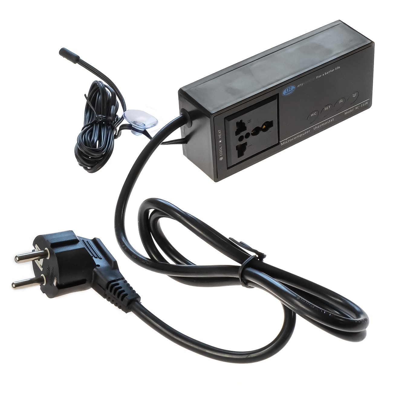 2209 Терморегулятор Ringder RC-112R 16А (розеточный) LAB.Space 