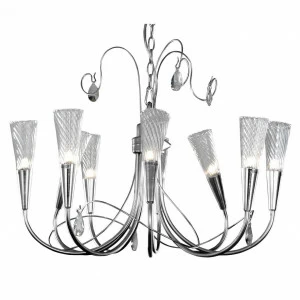 Люстра дизайнерская Friar хром SUPERNW ДИЗАЙНЕРСКИЕ, ЦВЕТЫ 056043 Серебро